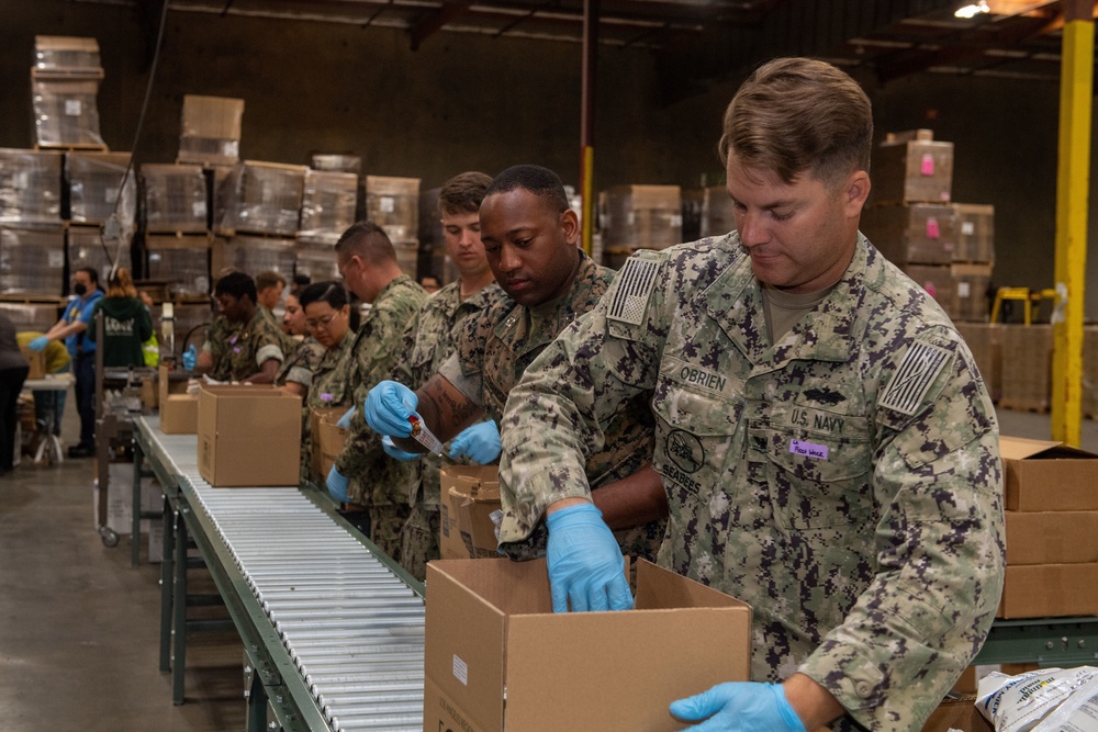 LA Fleet Week Los Angeles Region Food Bank COMREL