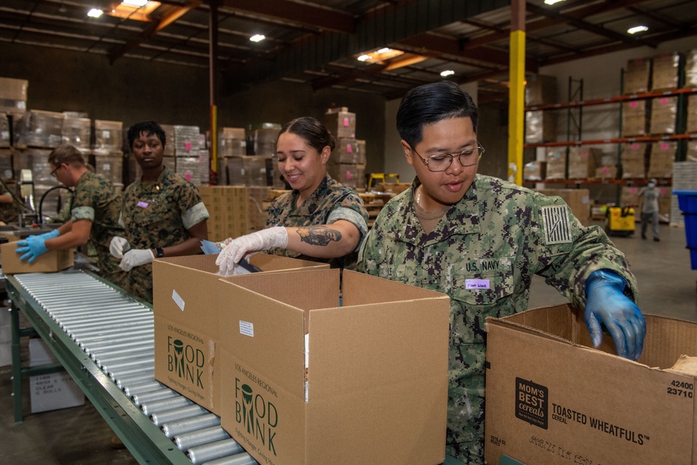 LA Fleet Week Los Angeles Region Food Bank COMREL