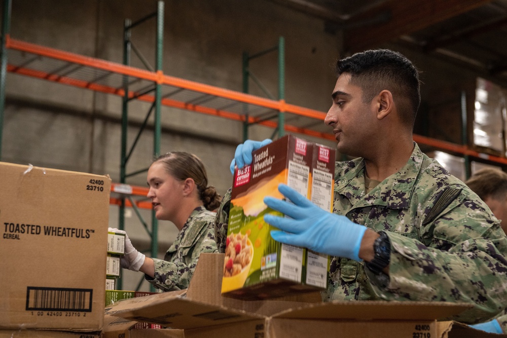 LA Fleet Week Los Angeles Region Food Bank COMREL