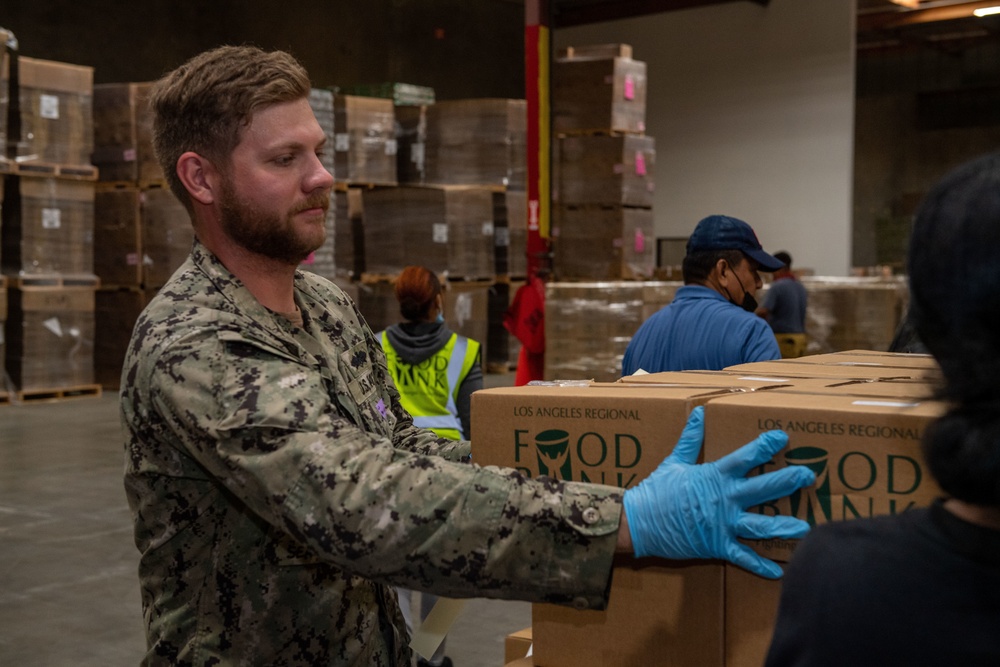 LA Fleet Week Los Angeles Region Food Bank COMREL