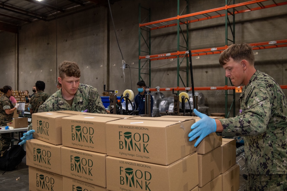 LA Fleet Week Los Angeles Region Food Bank COMREL