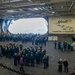 Sailors Assemble In The Hangar Bay