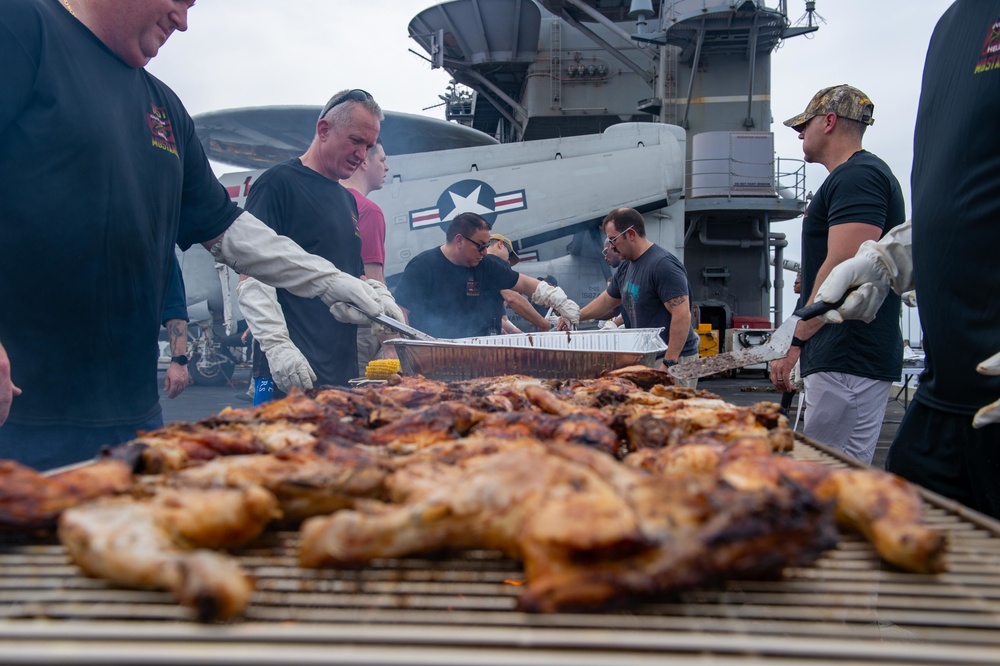 The Harry S. Truman Carrier Strike Group is on a scheduled deployment in the U.S. Naval Forces Europe area of operations, employed by U.S. Sixth Fleet to defend U.S., Allied and Partner interests.