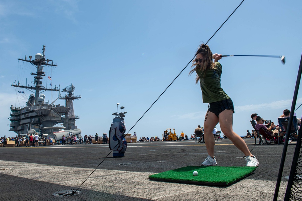 The Harry S. Truman Carrier Strike Group is on a scheduled deployment in the U.S. Naval Forces Europe area of operations, employed by U.S. Sixth Fleet to defend U.S., Allied and Partner interests.