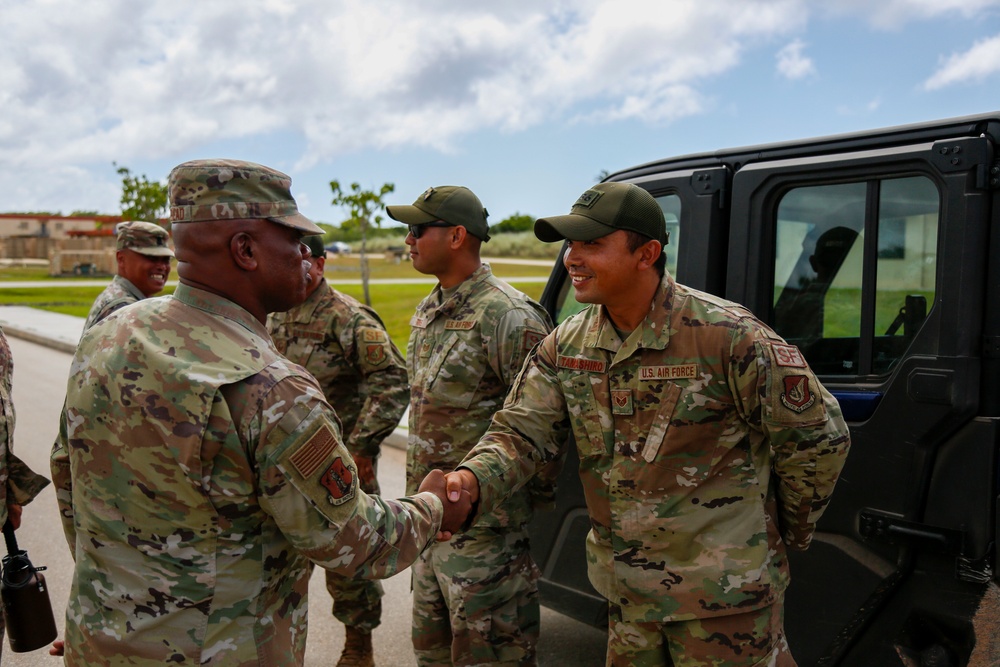 SEA Whitehead visits Guam National Guard