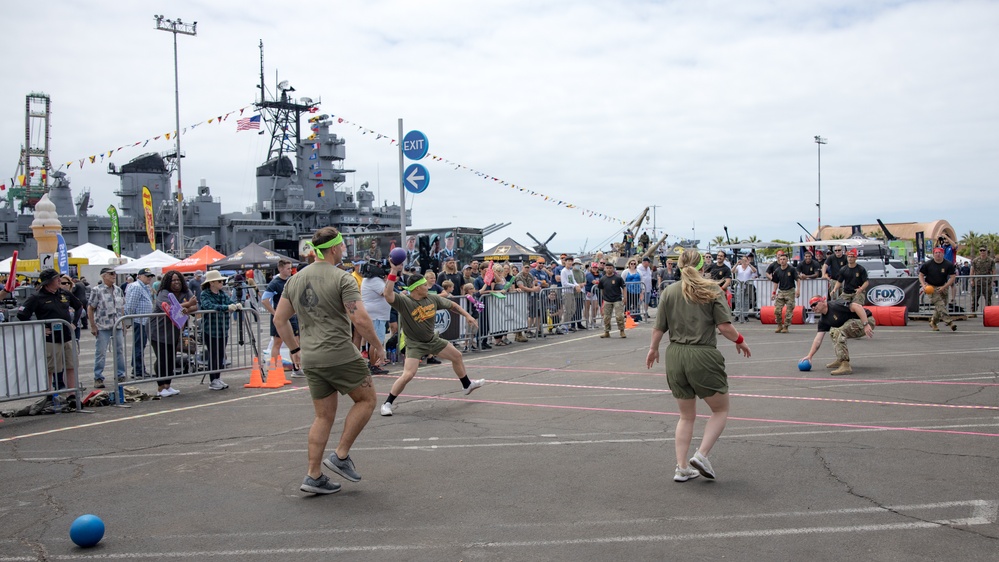 15th MEU Marines participate in dodgeball tournament