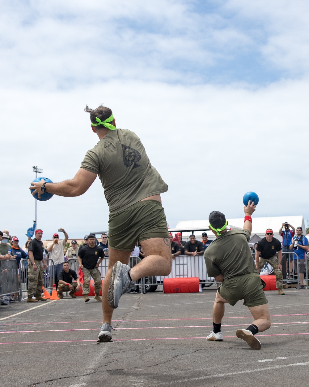 15th MEU Marines participate in dodgeball tournament