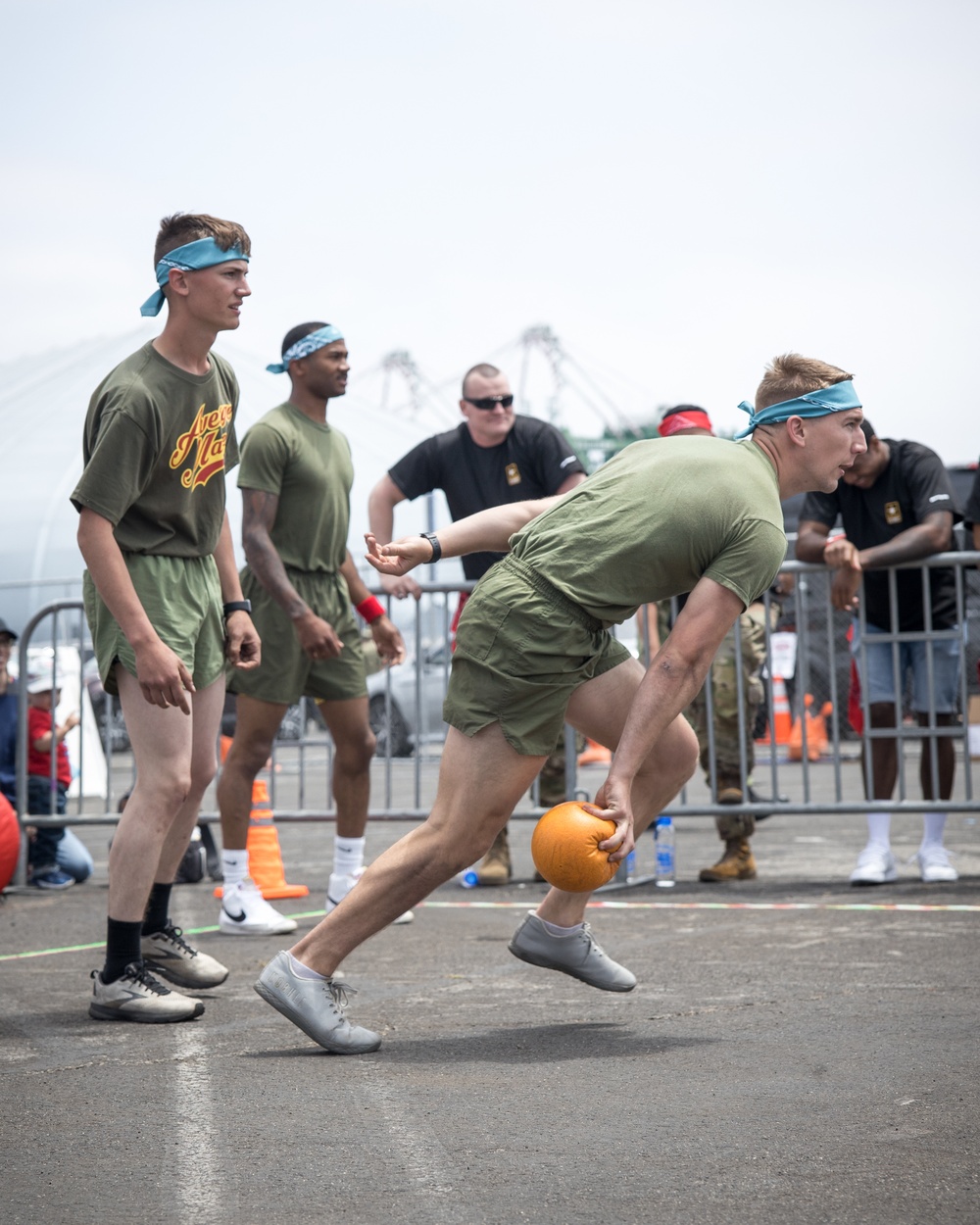 15th MEU Marines participate in dodgeball tournament