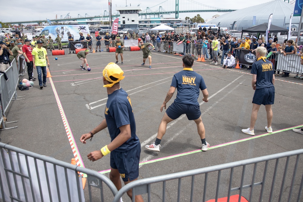 15th MEU Marines participate in dodgeball tournament