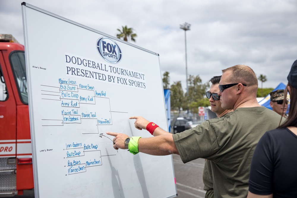15th MEU Marines participate in dodgeball tournament