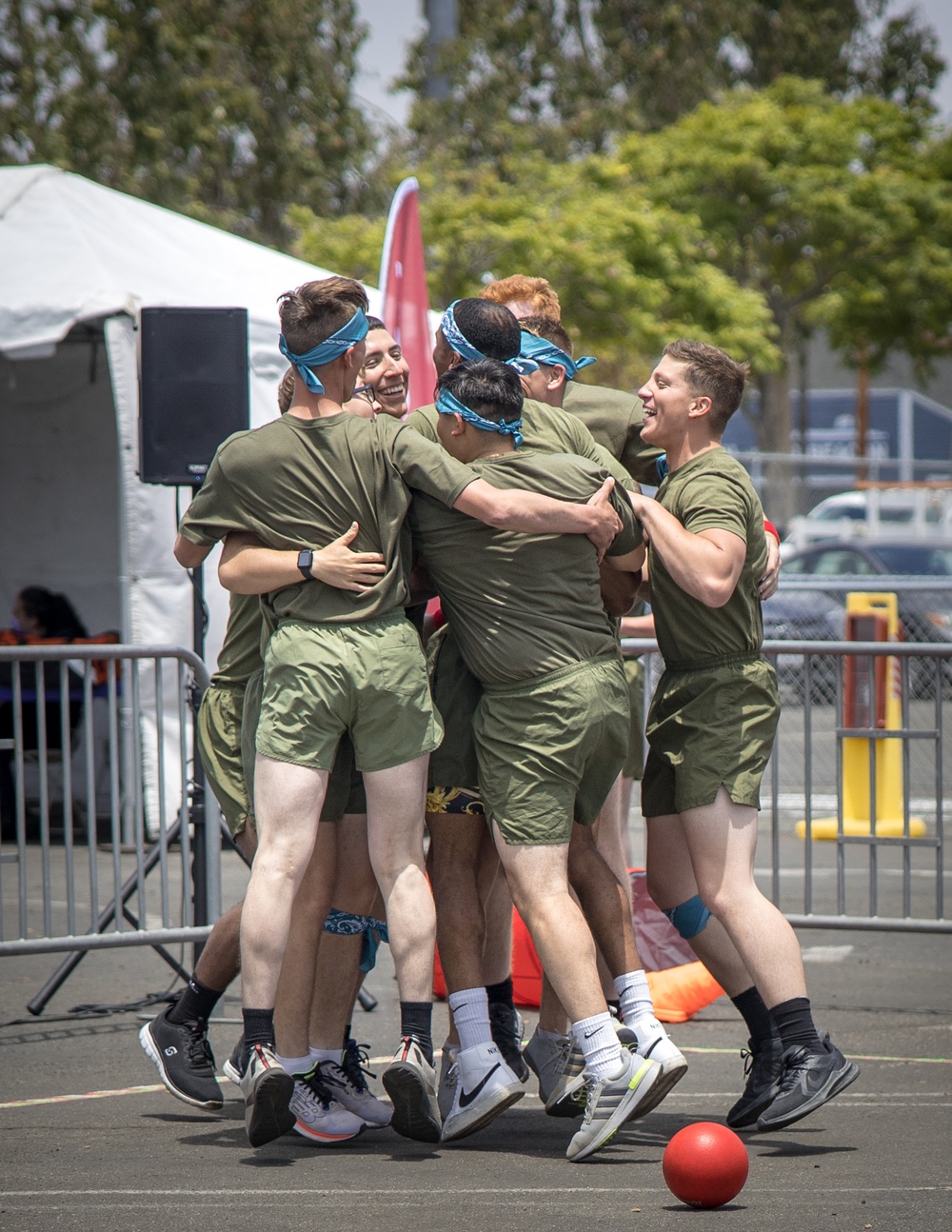 15th MEU Marines participate in dodgeball tournament