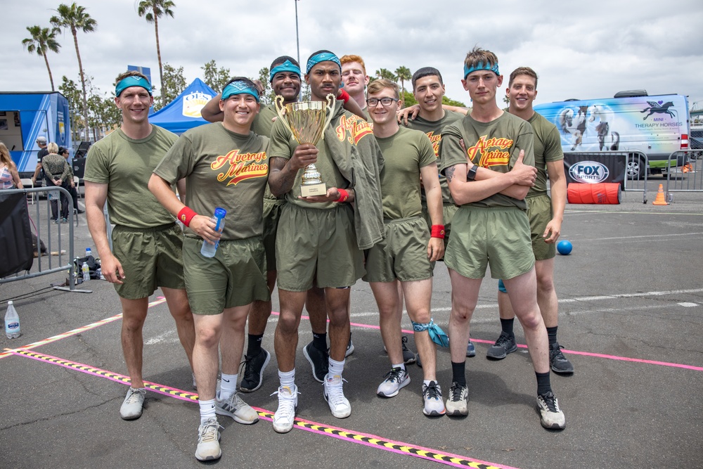 15th MEU Marines participate in dodgeball tournament