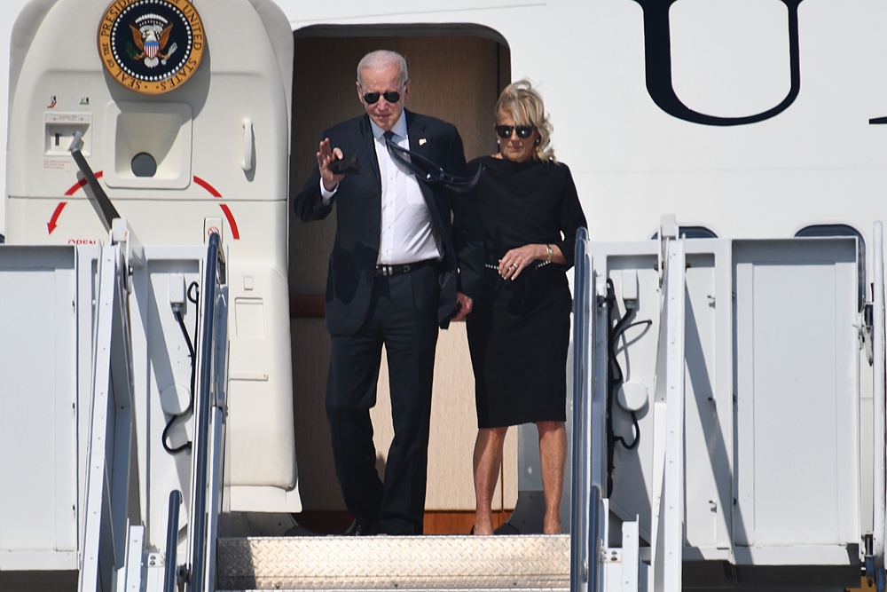 U.S. President Joe Biden visit to JBSA 29 May 2022