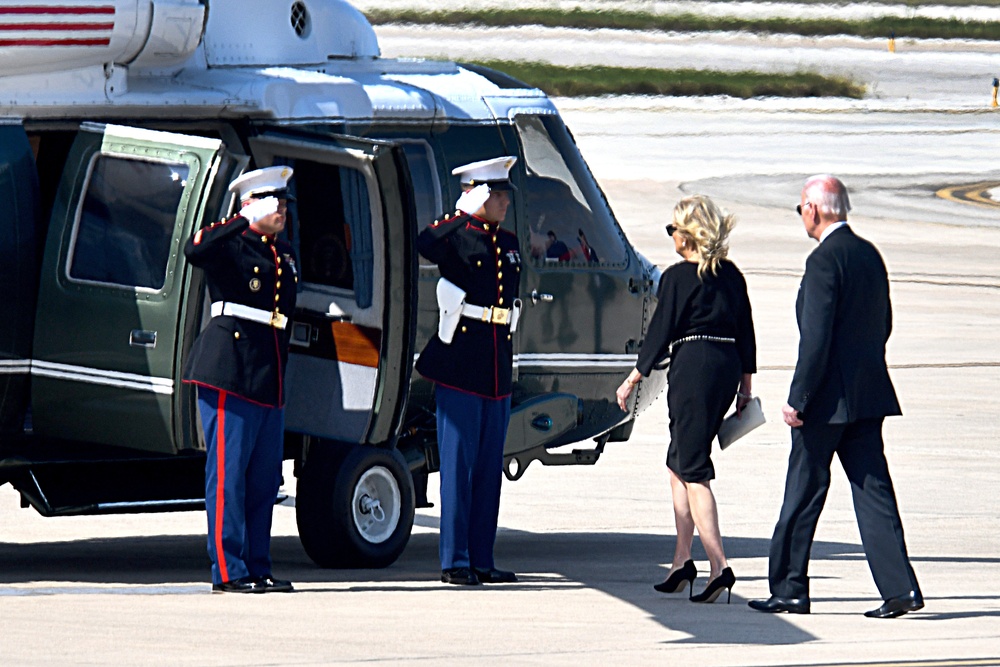 U.S. President Joe Biden visit to JBSA 29 May 2022