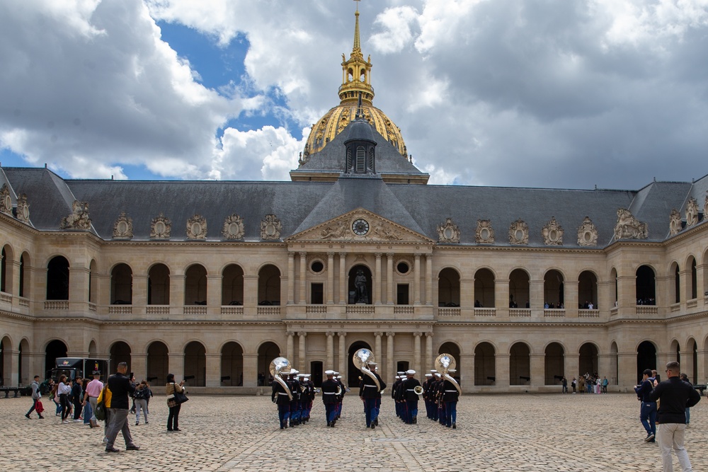 2d Marine Division Band -  Les Invalides 2022