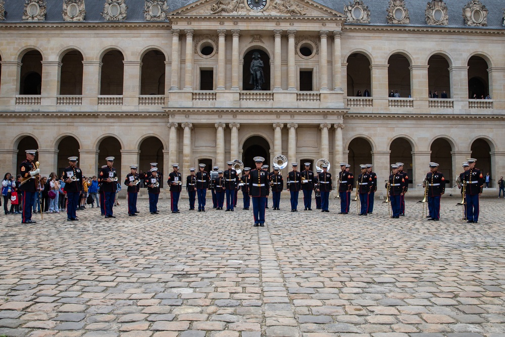2d Marine Division Band -  Les Invalides 2022