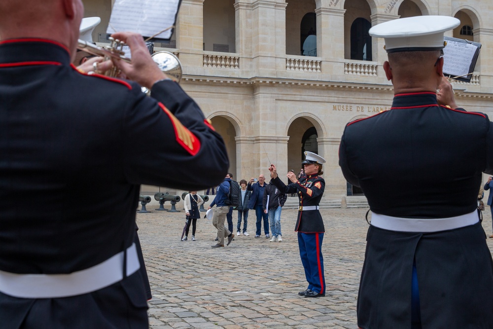 2d Marine Division Band -  Les Invalides 2022
