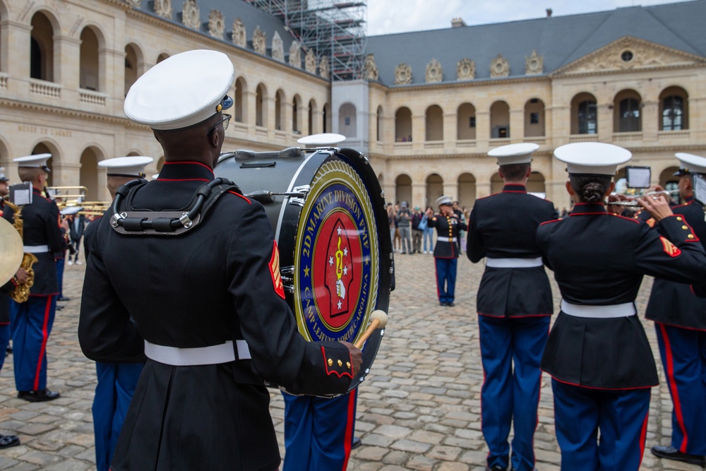 2d Marine Division Band -  Les Invalides 2022