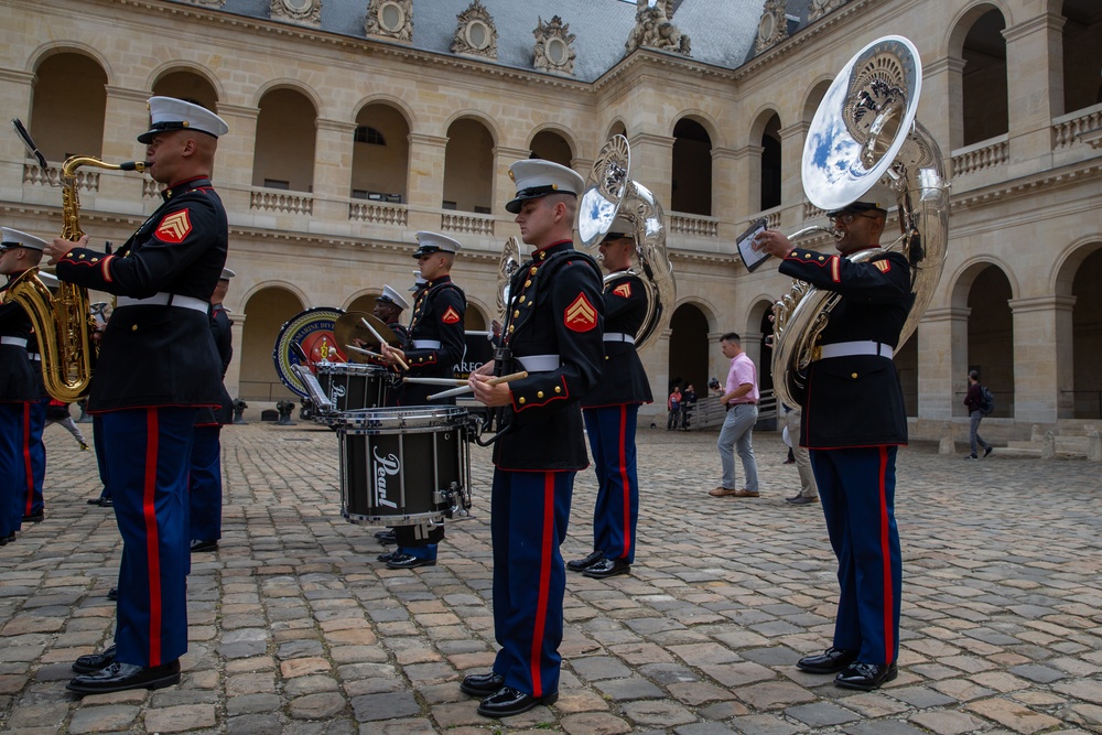 2d Marine Division Band -  Les Invalides 2022