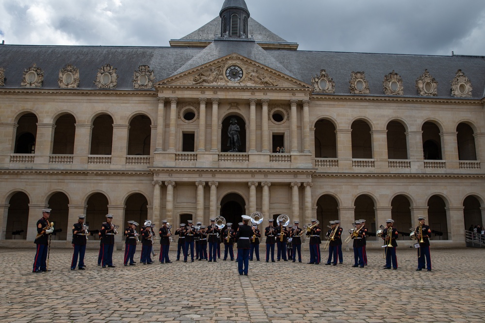 2d Marine Division Band -  Les Invalides 2022