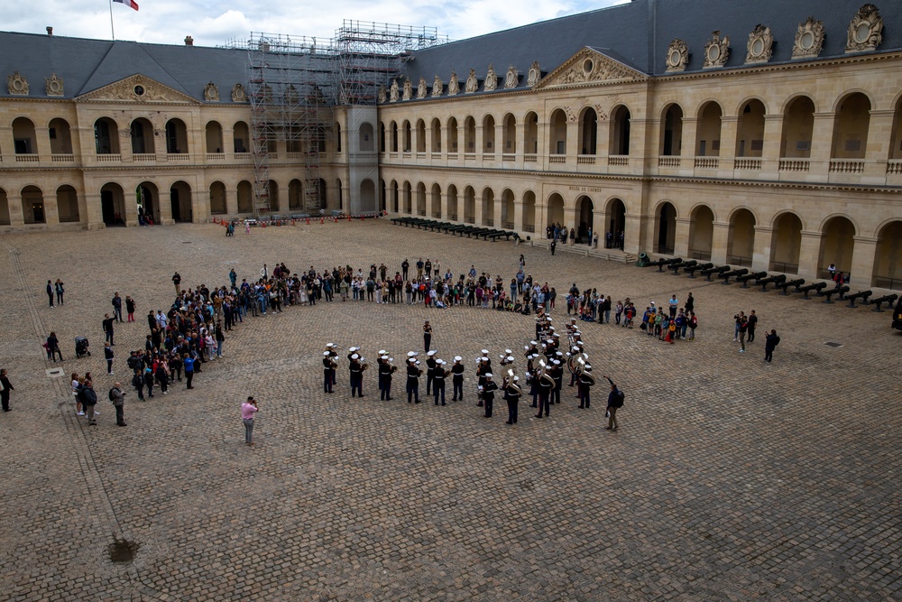 2d Marine Division Band -  Les Invalides 2022