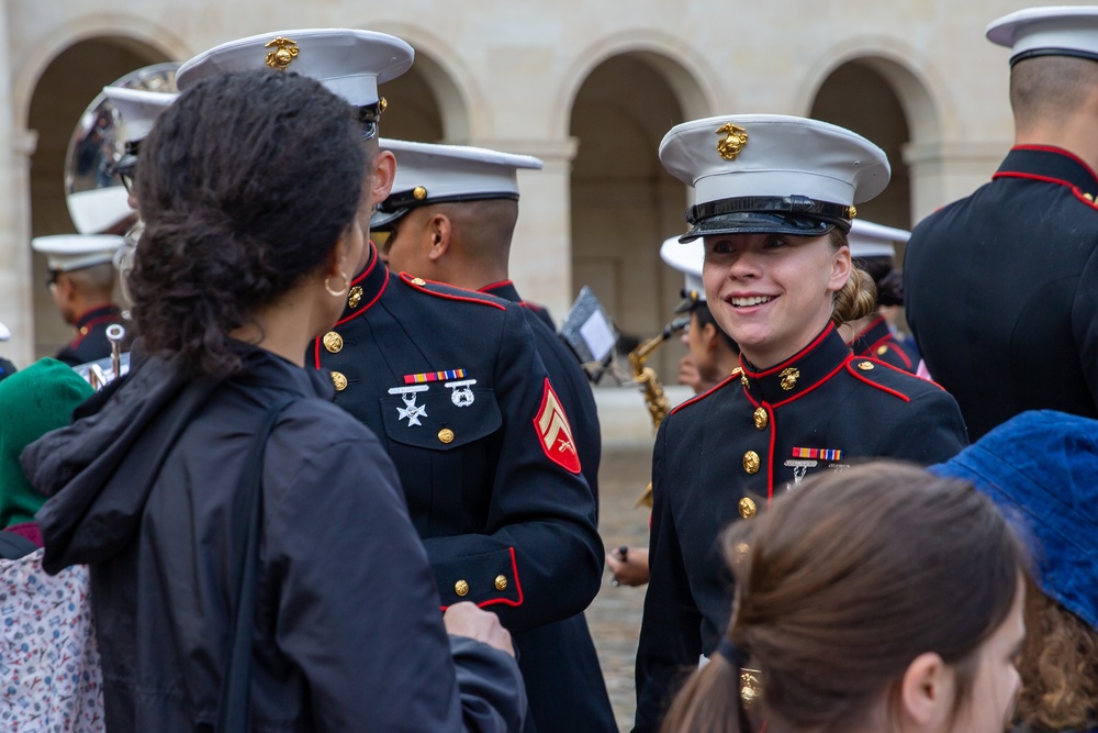 2d Marine Division Band -  Les Invalides 2022