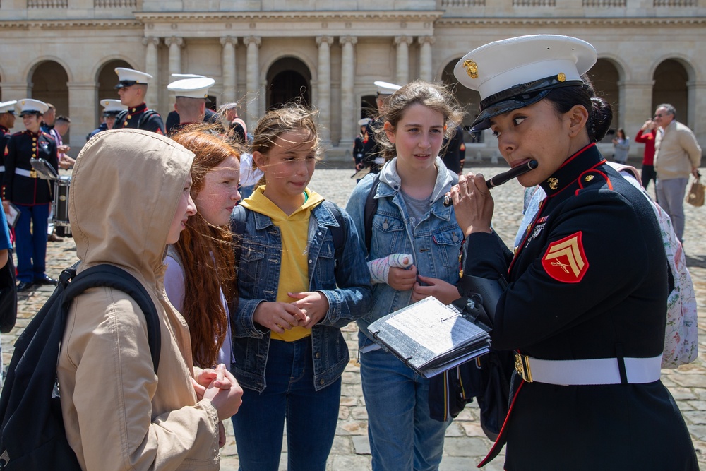 2d Marine Division Band -  Les Invalides 2022