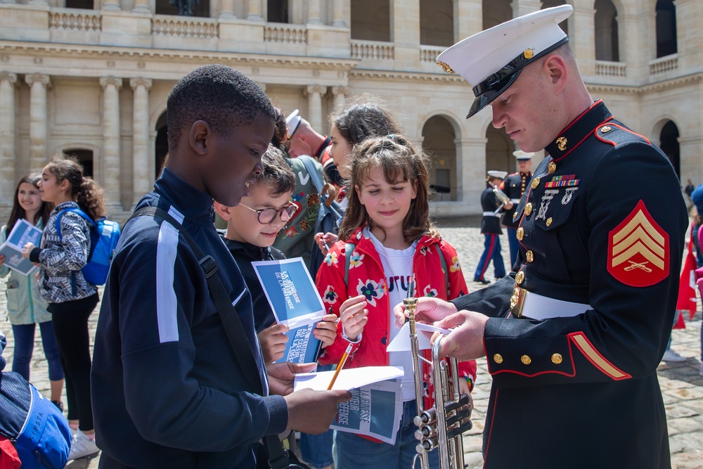 2d Marine Division Band -  Les Invalides 2022