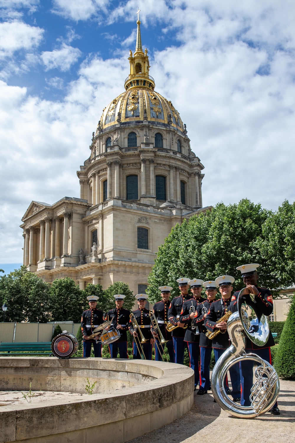 2d Marine Division Band -  Les Invalides 2022