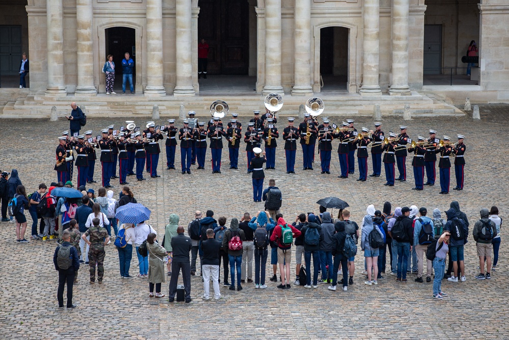 2d Marine Division Band -  Les Invalides 2022