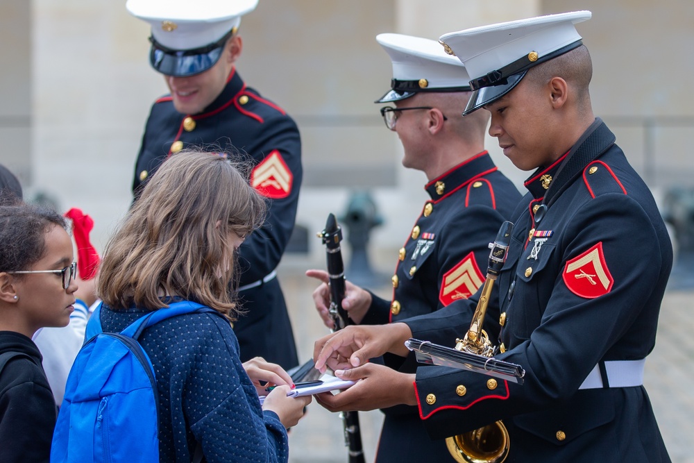 2d Marine Division Band -  Les Invalides 2022