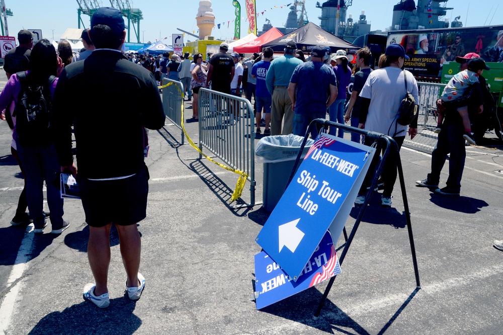LA Fleet Week at the Battleship Iowa Museum