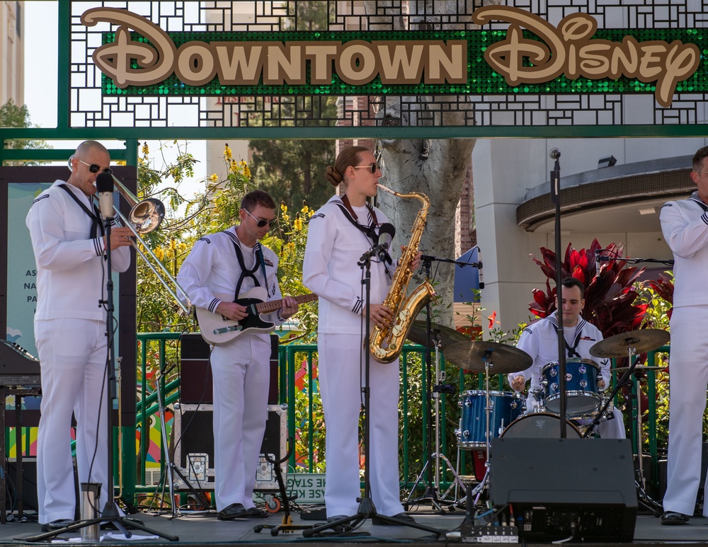 32nd Street Brass Band performs at Downtown Disney