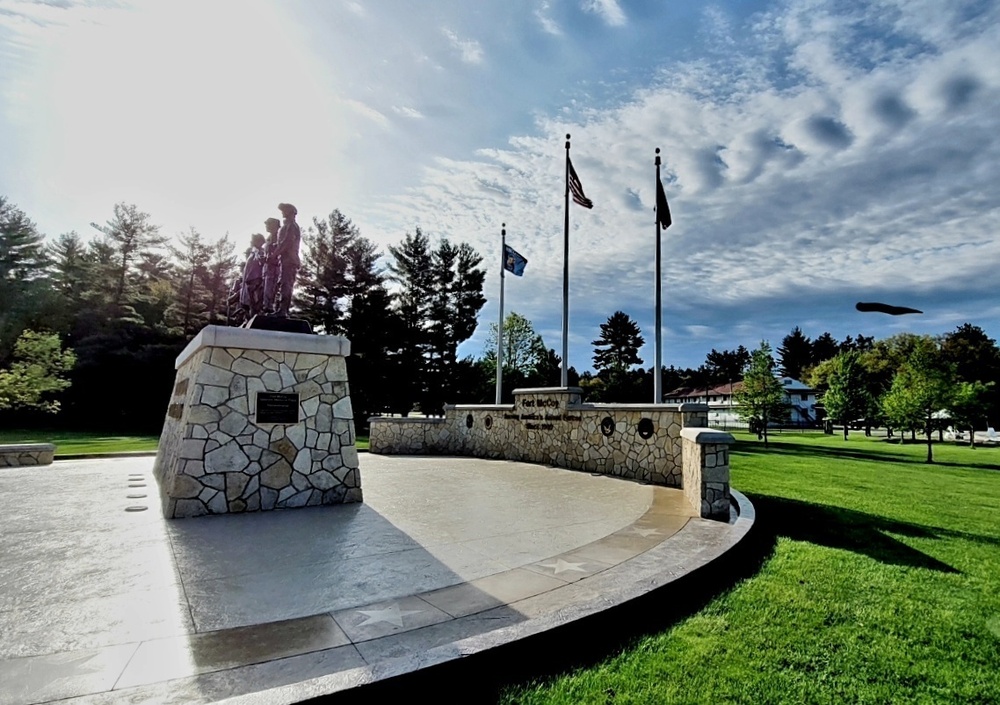 Veterans Memorial Plaza at Fort McCoy