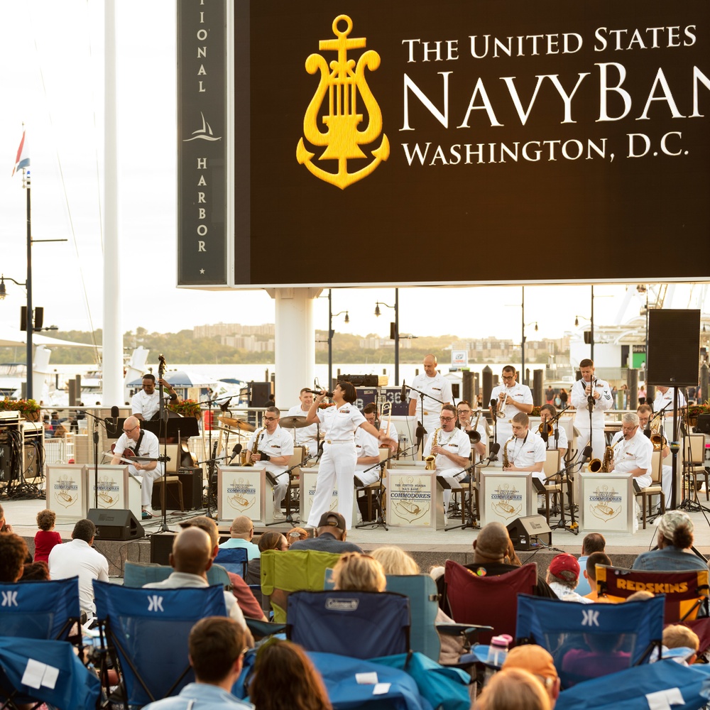 U.S. Navy Band Commodores perform public concert at National Harbor in celebration of Memorial Day