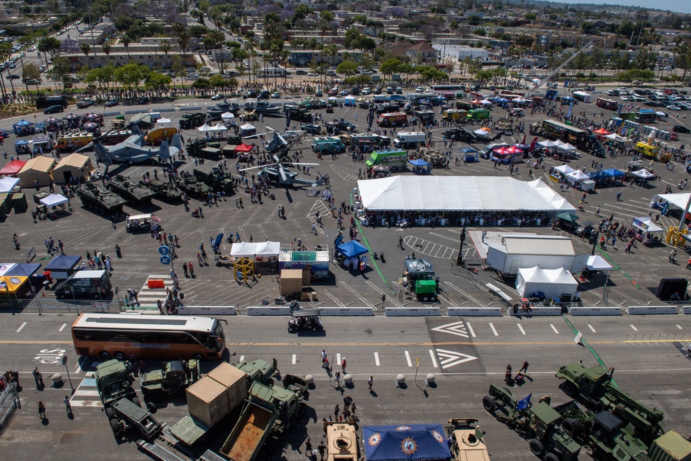 LA Fleet Week Expo Birds Eye View