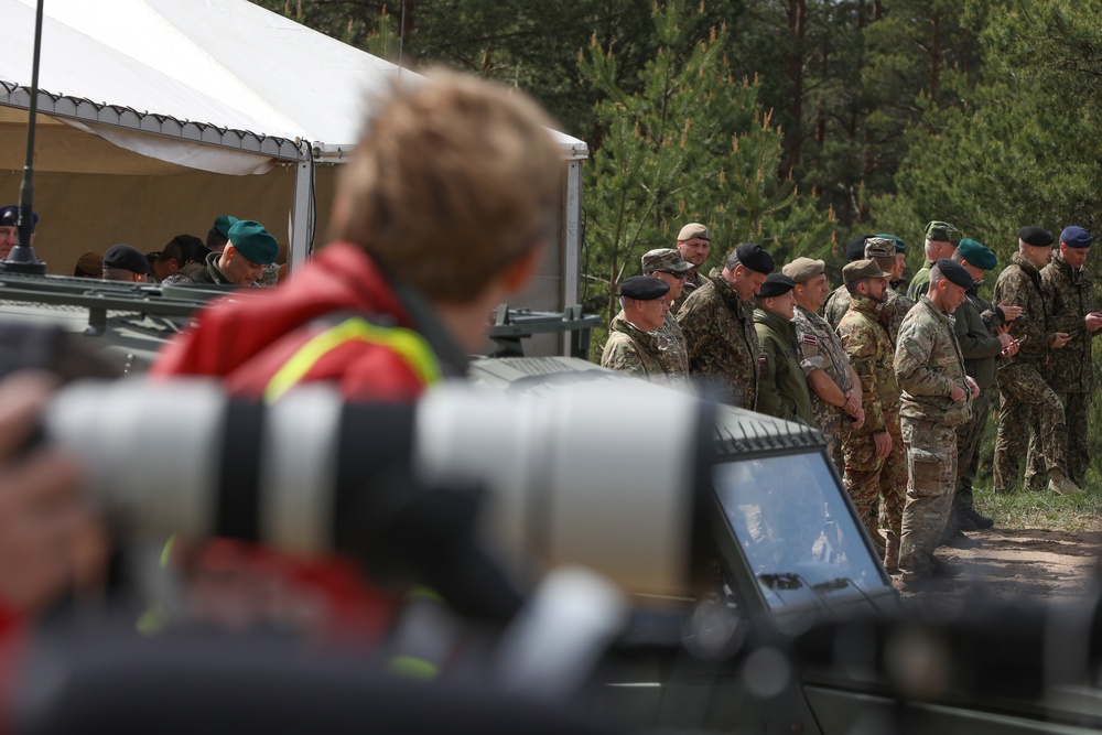 Maj. Gen. Broadwater attends end of Summer Shield