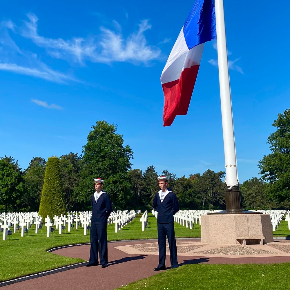 Memorial Day Ceremony at the Normandy American Cemetery and Memorial