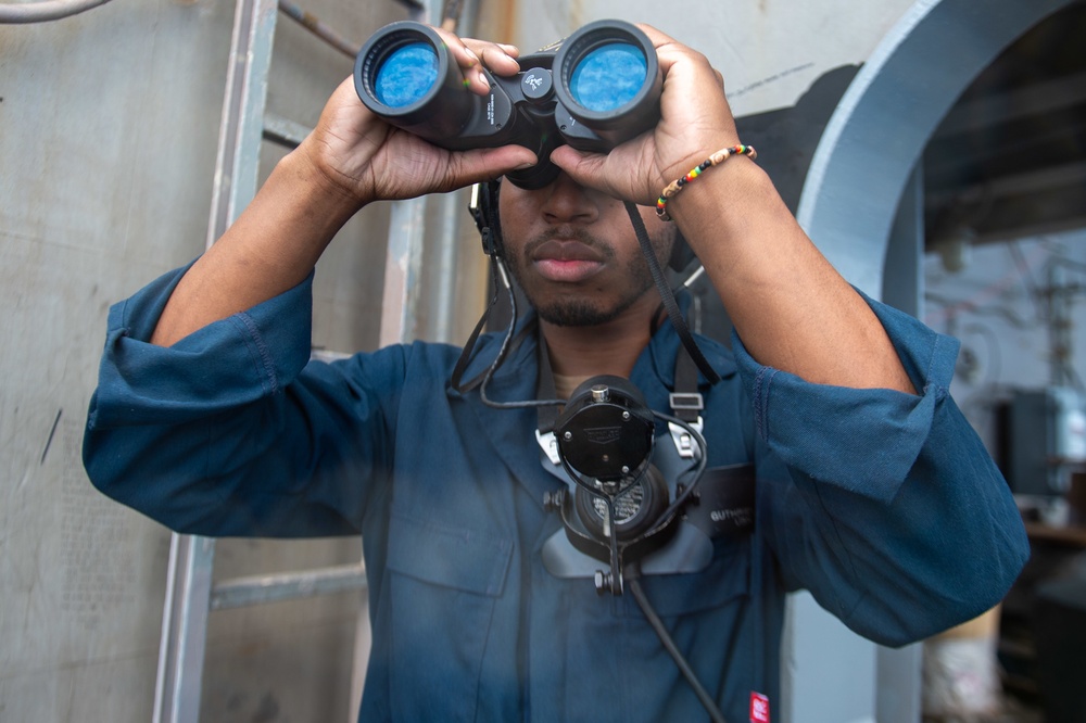 The Harry S. Truman Carrier Strike Group is on a scheduled deployment in the U.S. Naval Forces Europe area of operations, employed by U.S. Sixth Fleet to defend U.S., Allied and Partner interests.