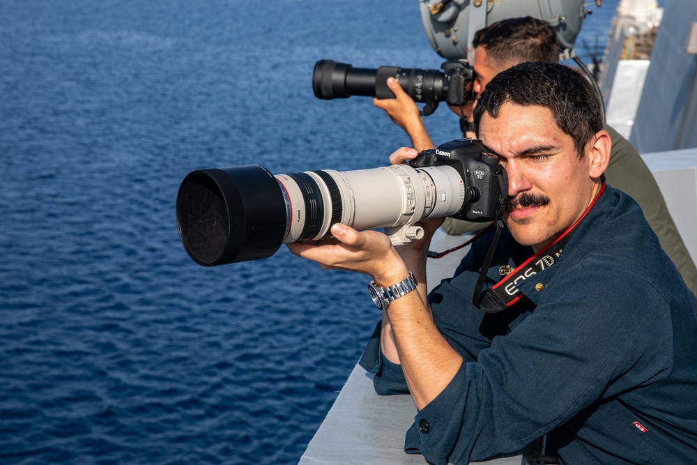 Ship’s Nautical Or Otherwise Photographic Intelligence and Exploitation team trains aboard USS Arlington