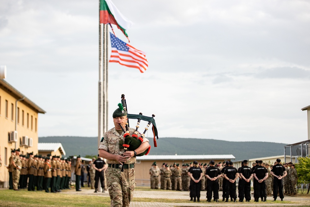 Memorial Day Ceremony at Novo Selo Training Area