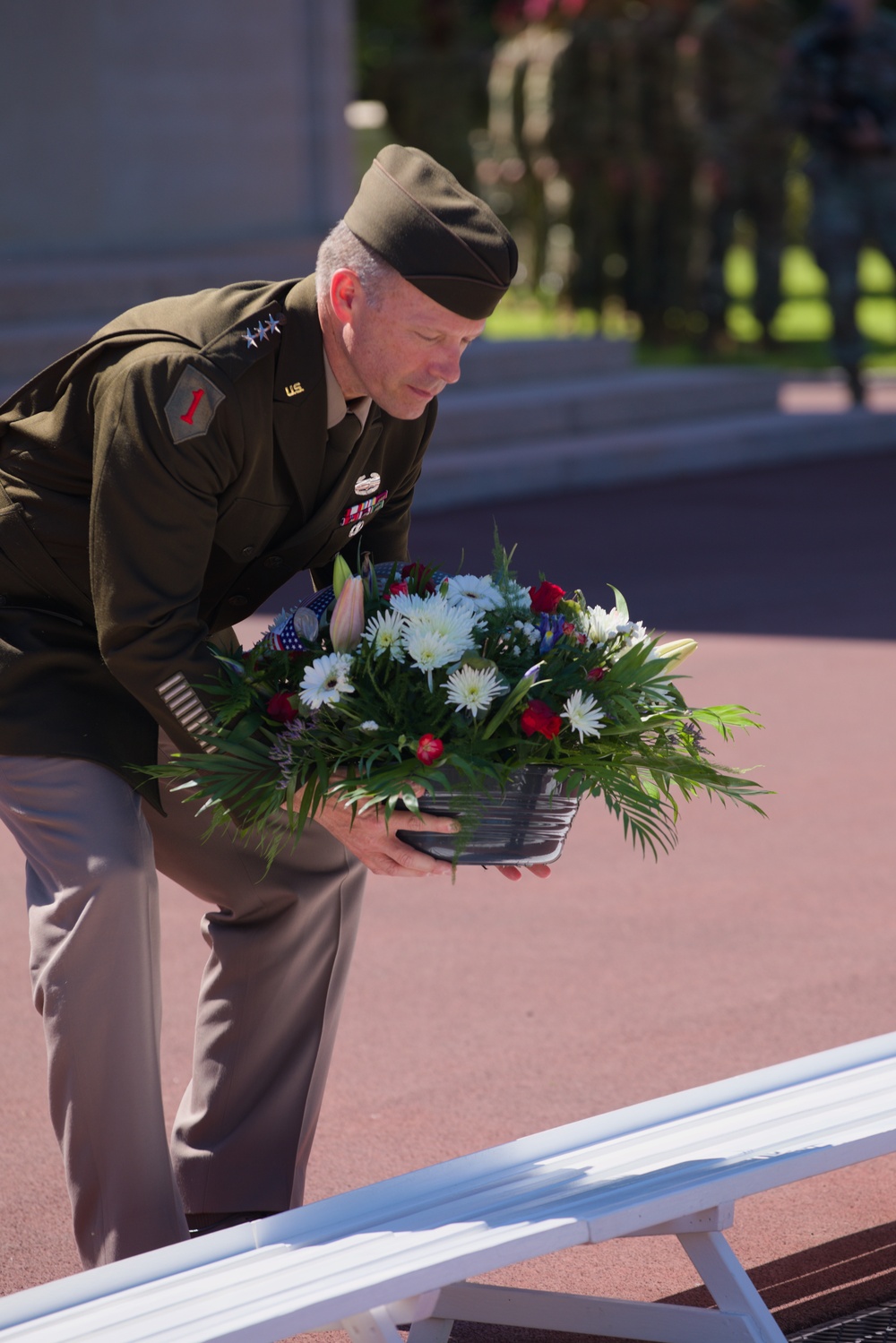 Memorial Day Ceremony at Normandy American Cemetery