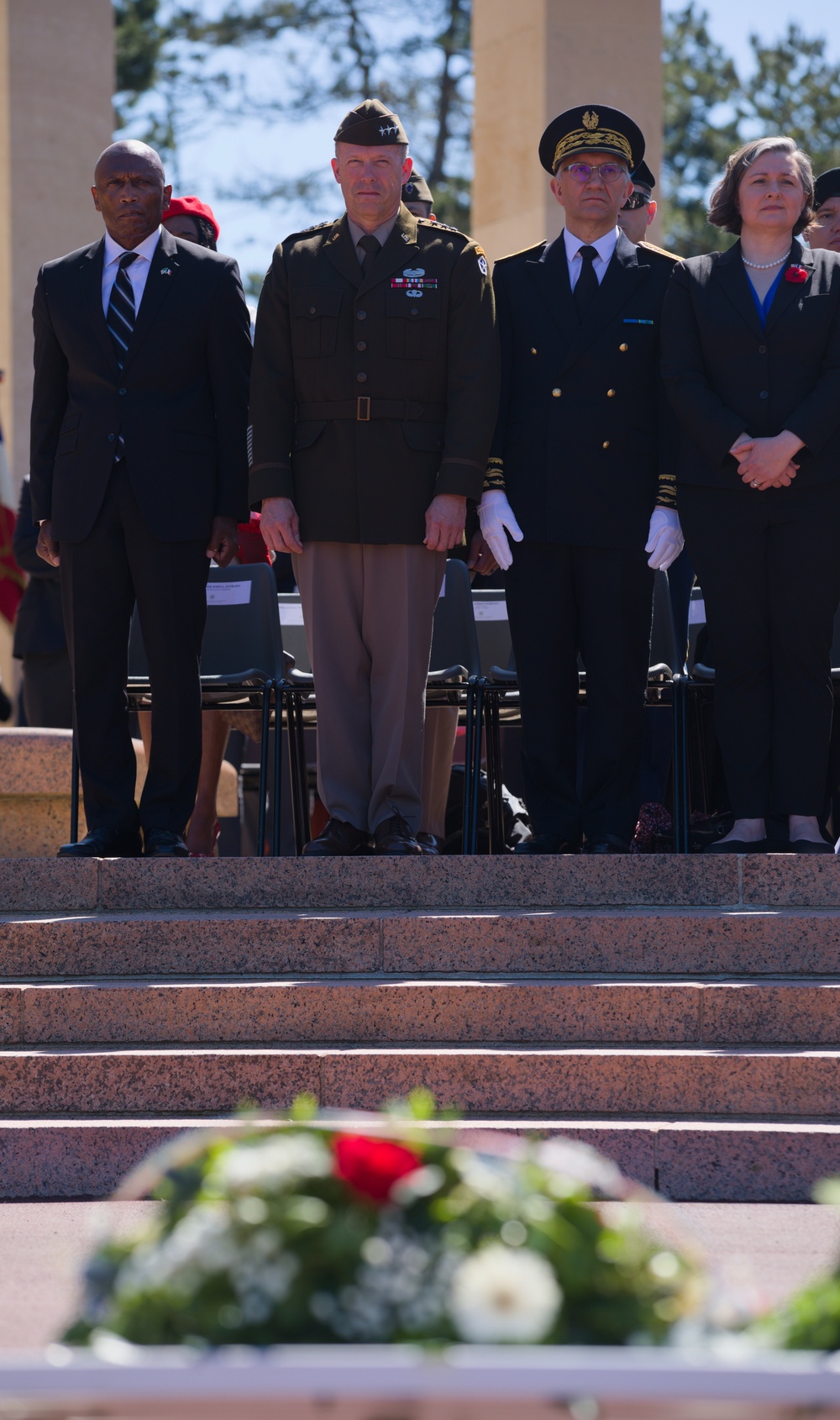 Memorial Day Ceremony at Normandy American Cemetery