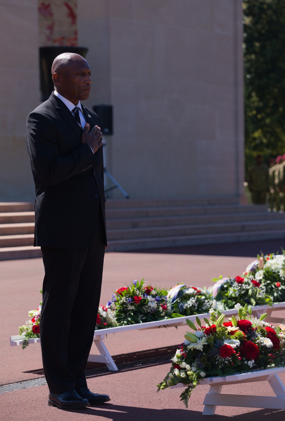 Memorial Day Ceremony at Normandy American Cemetery