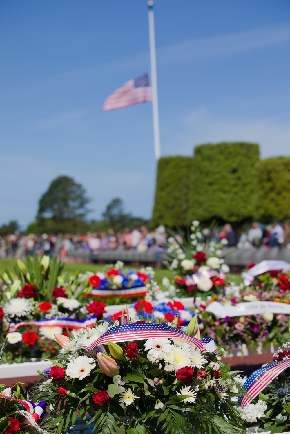 Memorial Day Ceremony at Normandy American Cemetery