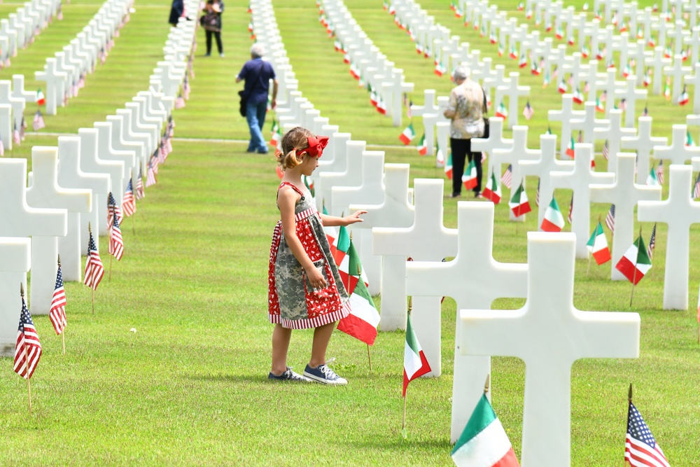 Memorial Day 2022 at Florence American Cemetery