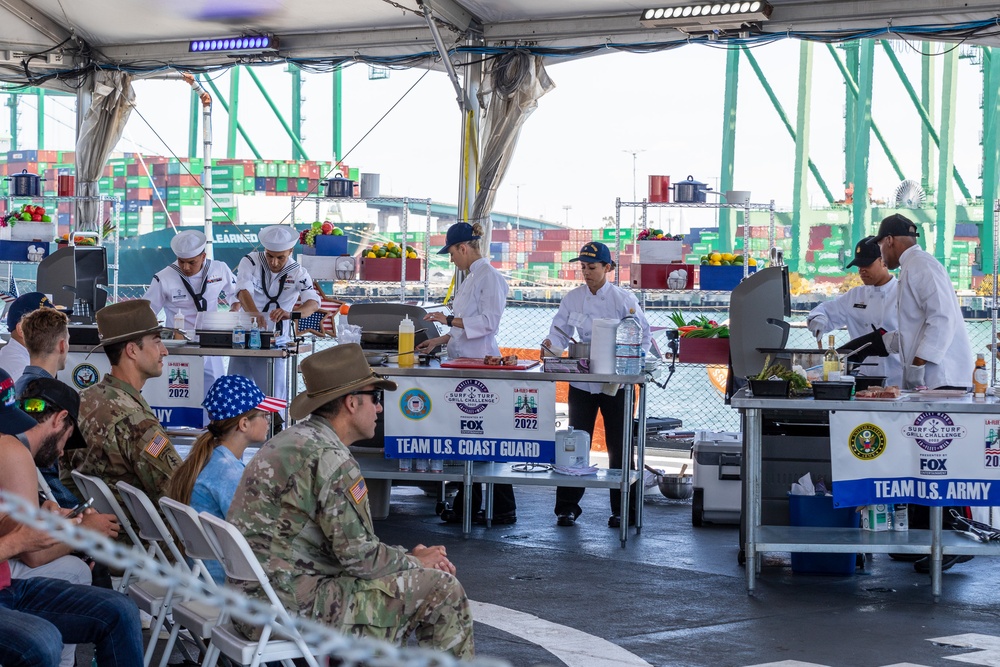 Galley Wars aboard Battleship Iowa during LA Fleet Week