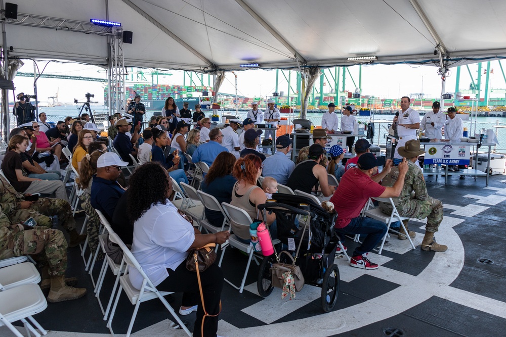 Galley Wars aboard Battleship Iowa during LA Fleet Week