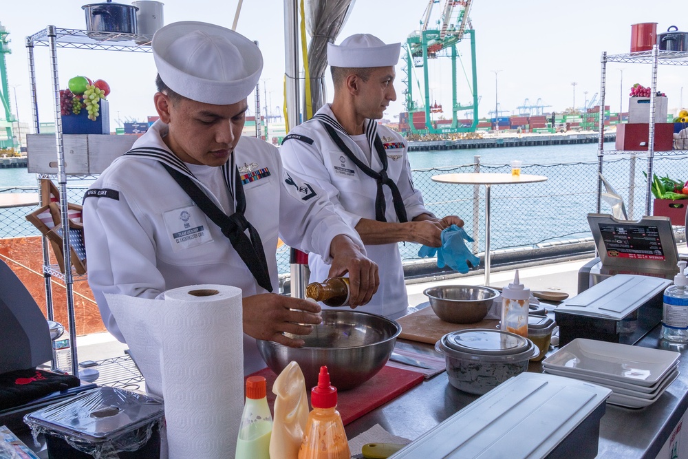 Galley Wars aboard Battleship Iowa during LA Fleet Week