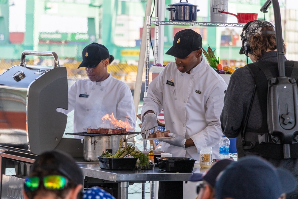 Galley Wars aboard Battleship Iowa during LA Fleet Week